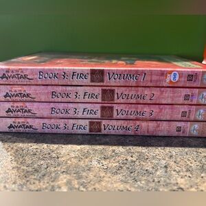 Avatar The Last Airbender Book 3: Fire Volumes 1-4